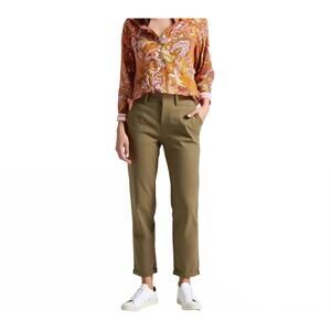 NEW NAUTICA paisley button front shirt in orange multi